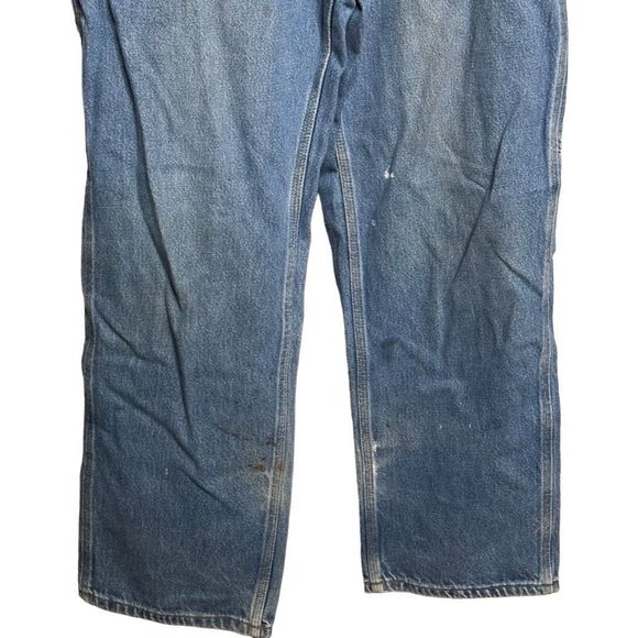 Carhartt Original Dungaree Carpenter Denim Jeans Pants 32X30 - Picture 3 of 7